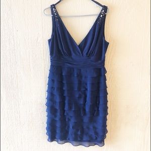 Dress Navy Blue S. L. Fashions